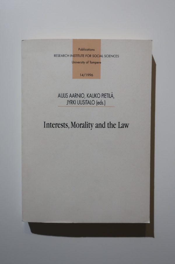 Interests, Morality and the Law 1 portada