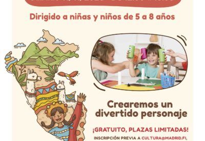 cartel de un taller infantil