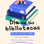 cartel día de las bibliotecas