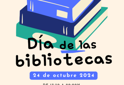 cartel día de las bibliotecas