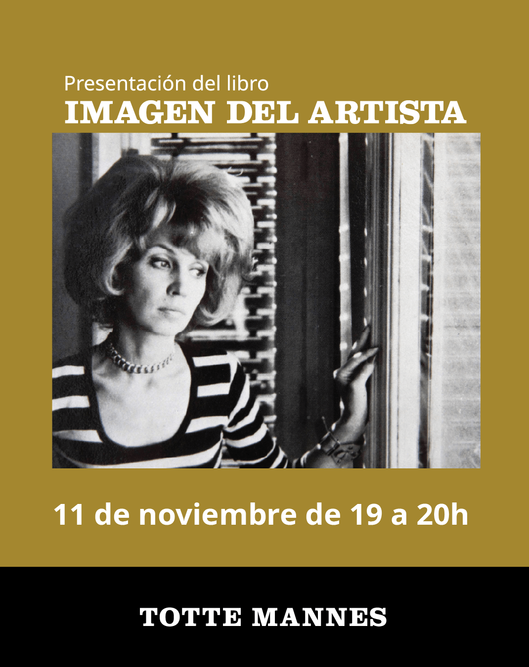 Totte Mannes mira por una ventana.